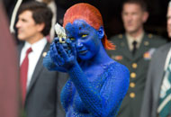 Vacílate a la hermosa Jennifer Lawrence como “Mystique” (FOTOS)