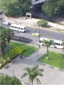 Presencia de la GNB en Plaza Venezuela (Foto)
