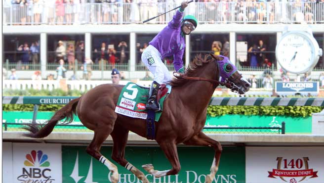 California Chrome galopó el Kentucky Derby