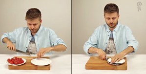 Así se cortan 20 tomates en cinco segundos (Video)