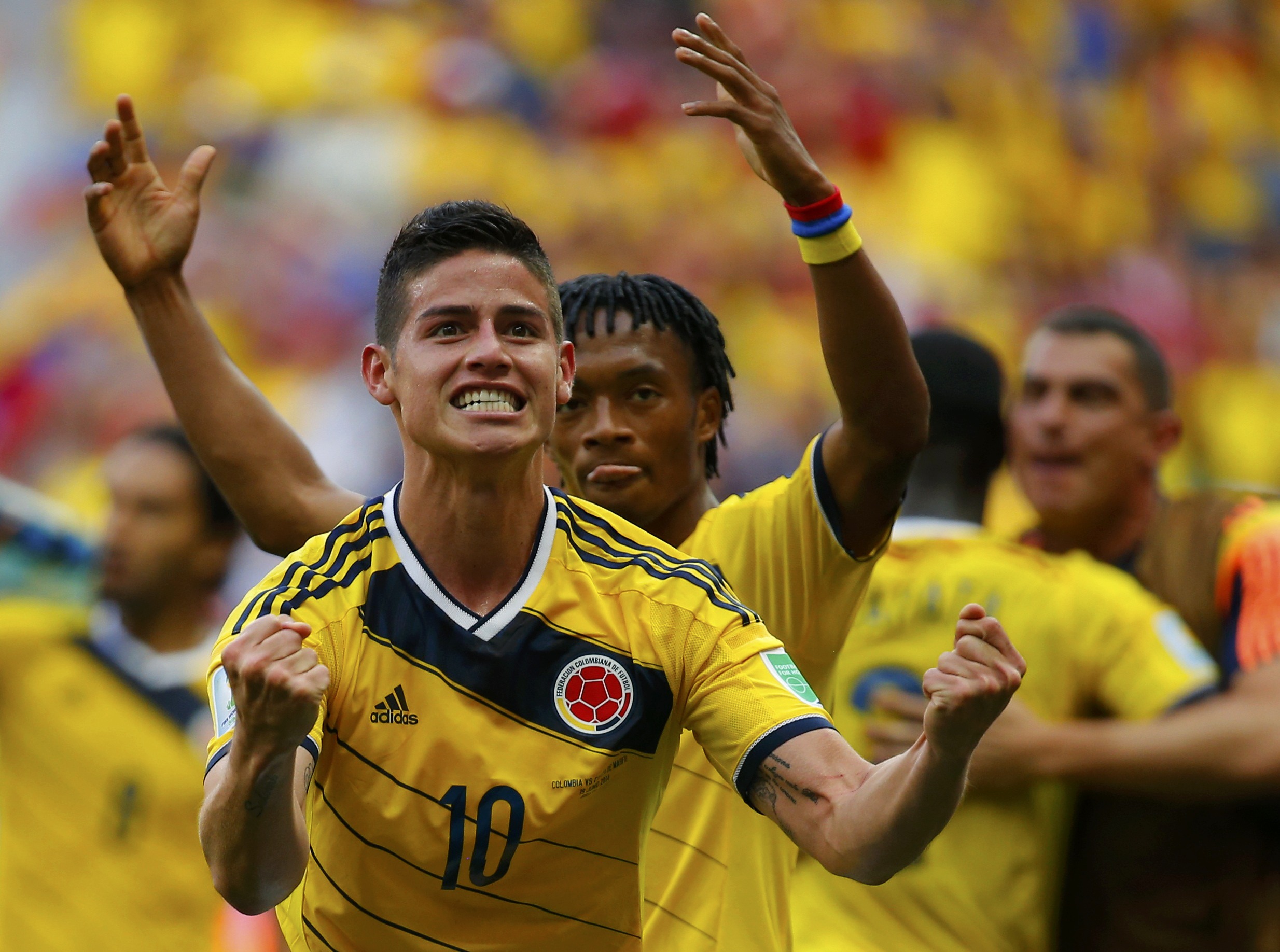 Colombia con ilusión pasa a octavos de final en el #MundialBrasil2014