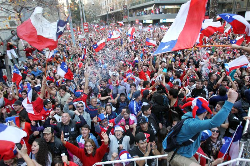 Segundo gol de Chile a España logra ola de 246.000 tuits en un minuto