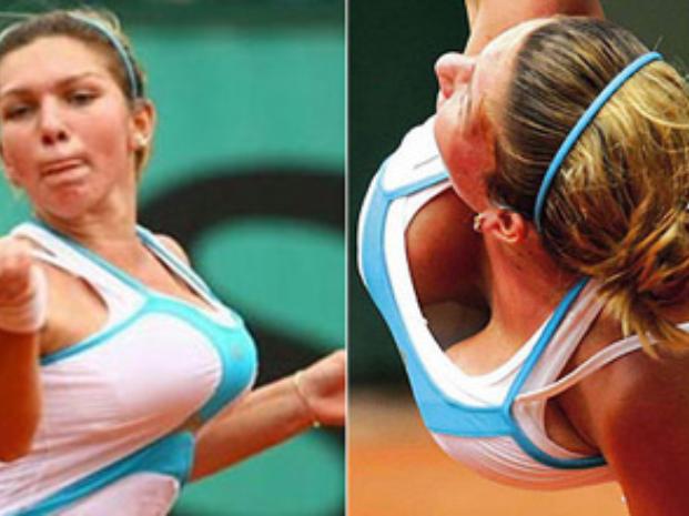 Es Simona Halep, finalista de Roland Garros, antes de quitarse los maxi-mega-cocotes que tenía