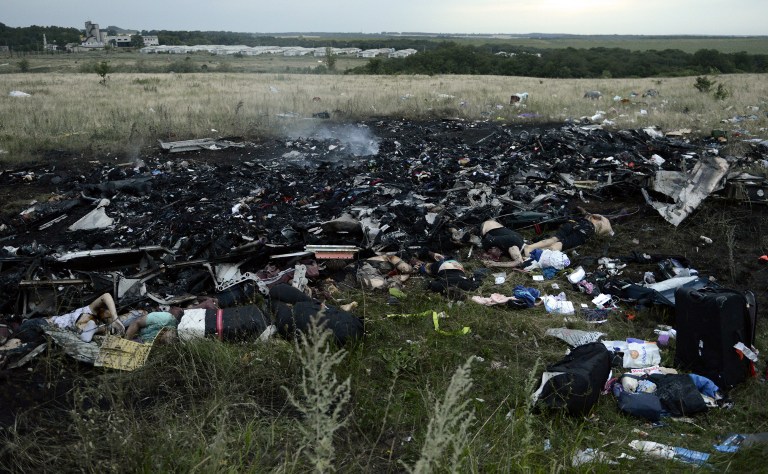 VIDEOS: El momento de la caída del avión derribado en Ucrania