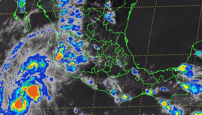 Tormenta Hernán se acerca a la categoría de huracán frente a costas mexicanas