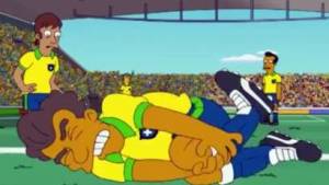 Los Simpson anticiparon la lesión de Neymar (Video)