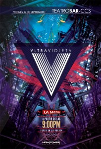 Vltravioleta en concierto en Teatro Bar Caracas el 12 de septiembre