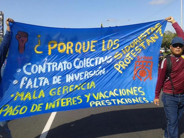 Marcha de trabajadores de Sidor reitera exigencia por la autonomía sindical