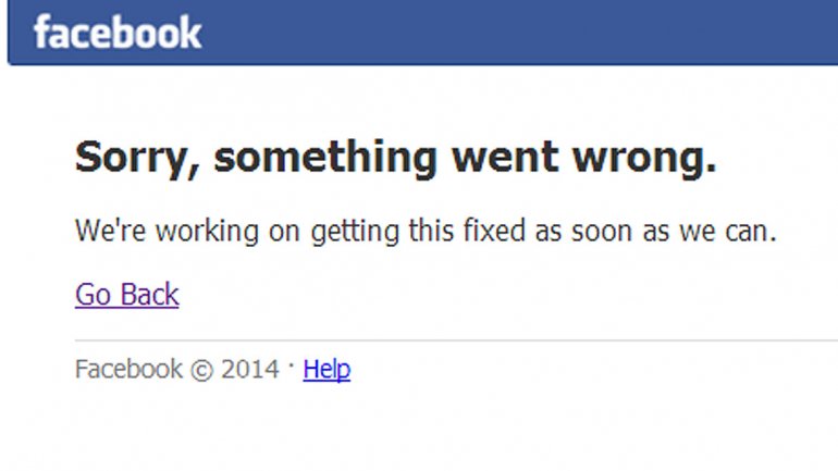 Facebook estuvo caído a nivel mundial