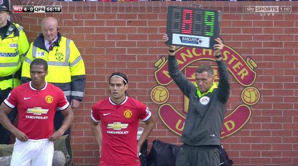 Radamel Falcao debutó en Old Trafford entre aplausos (Video)