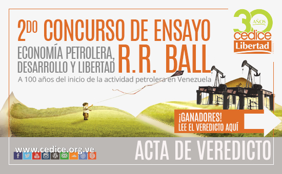 Cedice anunció los ganadores del concurso de Ensayo R.R. Ball