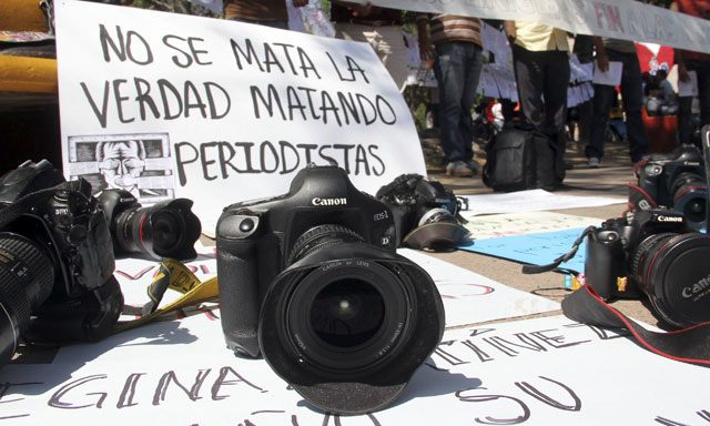 Un total de 128 periodistas fueron asesinados en 32 países en 2014