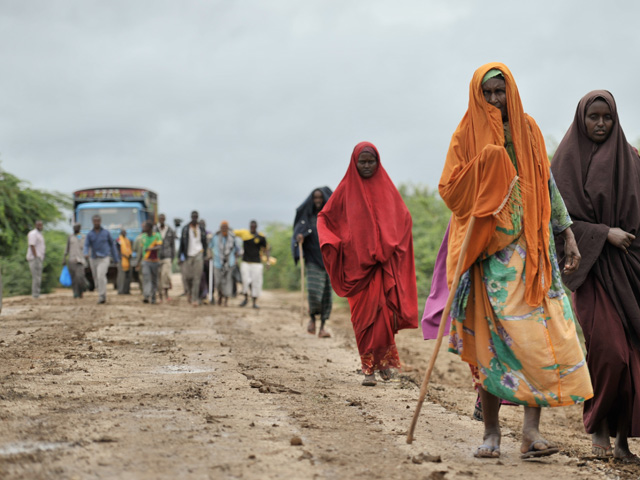 Más de un millón de personas al borde de la hambruna en Somalia