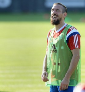 Ribery vuelve a tocar balón