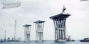 Impresionantes imágenes de la construcción del Puente sobre el Lago de Maracaibo