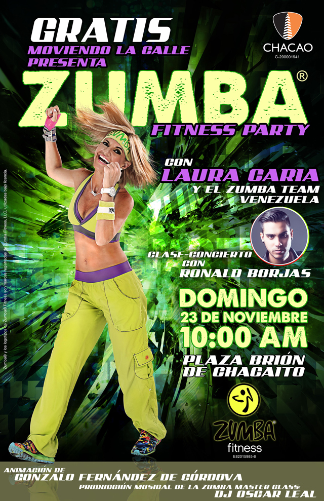 Laura Caria te invita a celebrar su cumpleaños con Zumba® Fitness Party