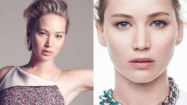 Jennifer Lawrence al natural