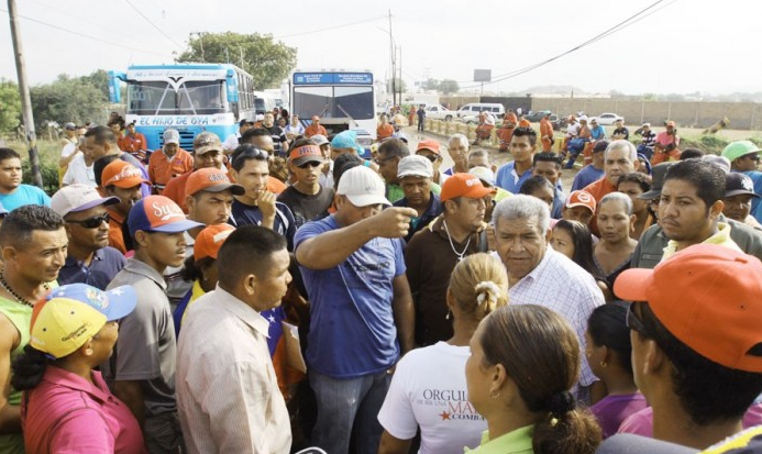 Protestas causaron caos en la zona norte de Anzoátegui