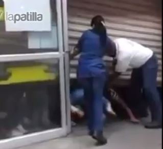 ¡Despelote! Así entraron al Makro de Maracay (con la “Santa María” abajo)