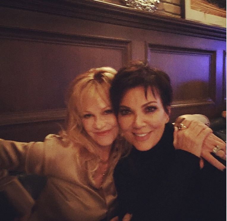 Melanie Griffith, la mejor amiga de la madre de Kim Kardashian