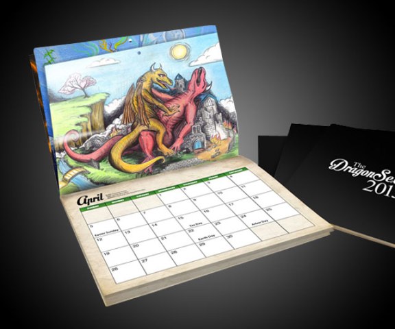 Si eres “enfermito” te encantará este calendario 2015 de dragones haciendo el amor (WTF)