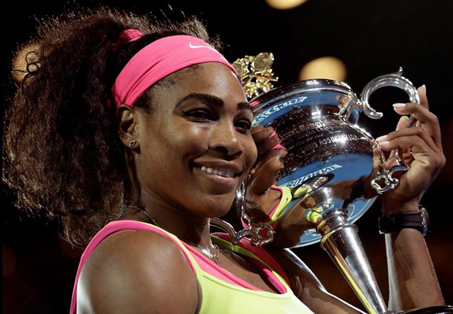 Serena Williams besa la copa por sexta vez… triunfó en el Abierto de Australia