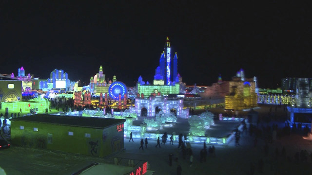 Un festival de hielo agridulce en China (Video)