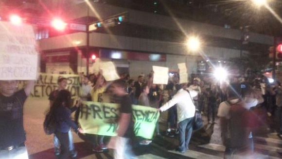 Se reactiva la protesta en Chacao y también las bombas lacrimógenas #7E