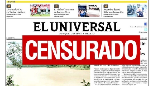 Alza tu voz y exígele a la directiva de El Universal cesar la censura contra sus periodistas