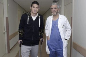 El mensaje de James Rodríguez tras su operación