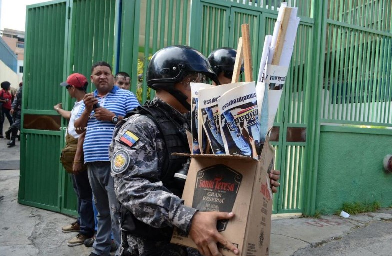 LA FOTO: Esto fue lo que sacó el Sebin de la sede de Copei