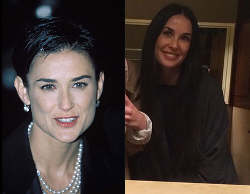 El sospechoso cambio de look de Demi Moore