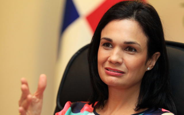 La vicepresidenta de Panamá, Isabel De Saint Malo