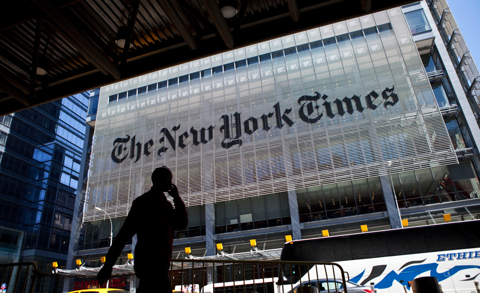 New York Times pide controlar armas en inusual editorial de portada