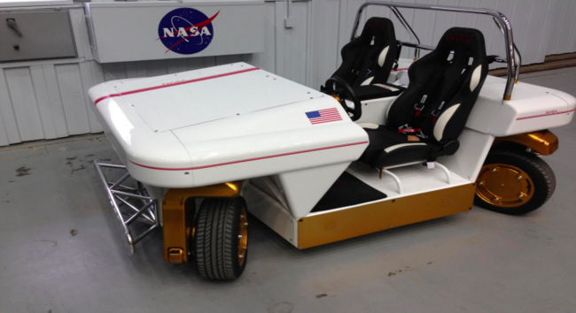 ¡Impresionante! La Nasa crea un carro autónomo, descapotable y se puede manejar a distancia (Video)