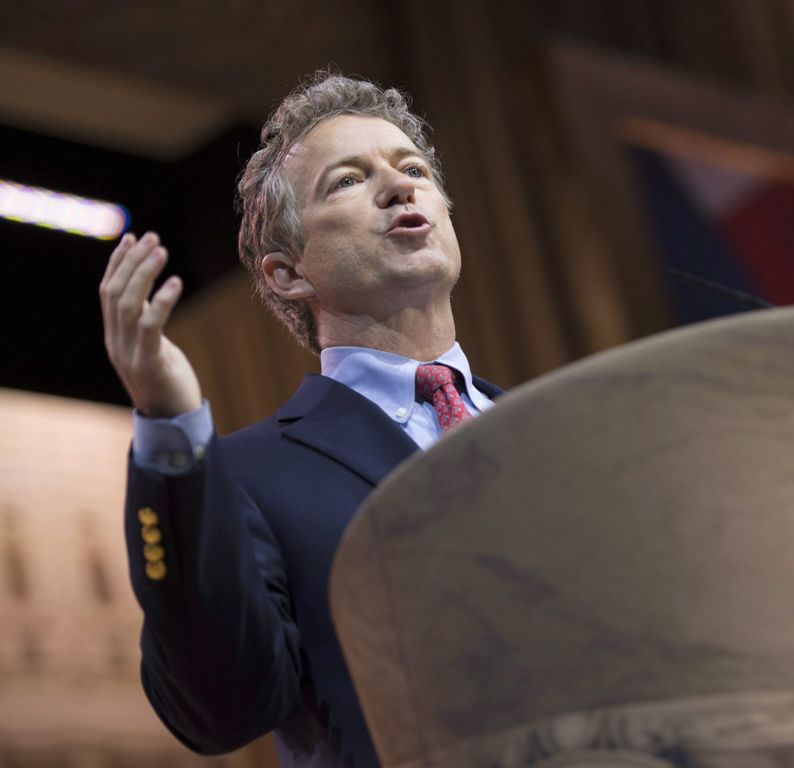 El senador republicano Rand Paul anuncia su candidatura a la Casa Blanca