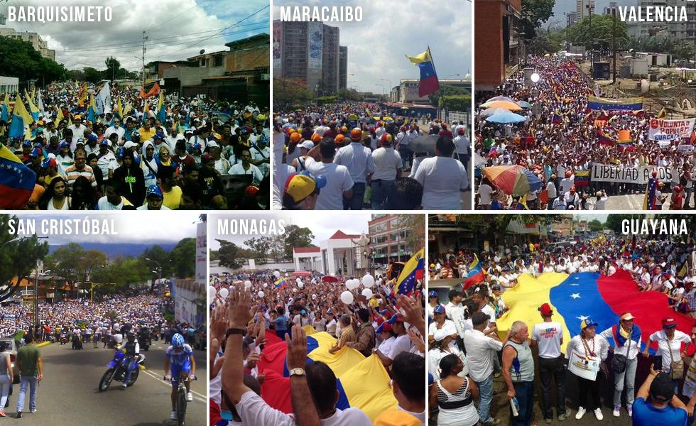 Espaldarazo a Leopoldo: Miles de venezolanos colmaron las calles #30MVamosTodosHora0