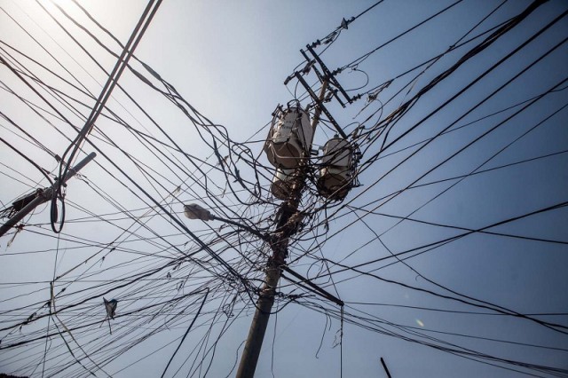 Torre de electricidad en los Magallanes de Catia en Caracas / Foto:EFE (Referencial)