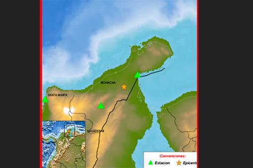 Sismo de 4,7 sacude Maicao en La Guajira