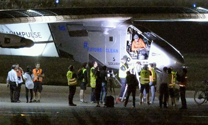 Avión solar aterrizó de emergencia en Japón