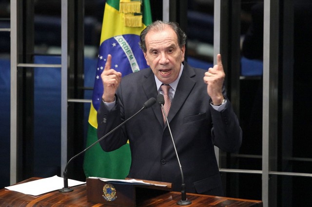 El senador Aloysio Nunes, Presidente de la Comisión de Relaciones Exteriores y Defensa Nacional del Senado de Brasil / Psdb