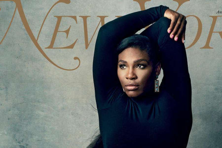 La tenista Serena Williams posó “abiertota” para una famosa revista (Fotos)