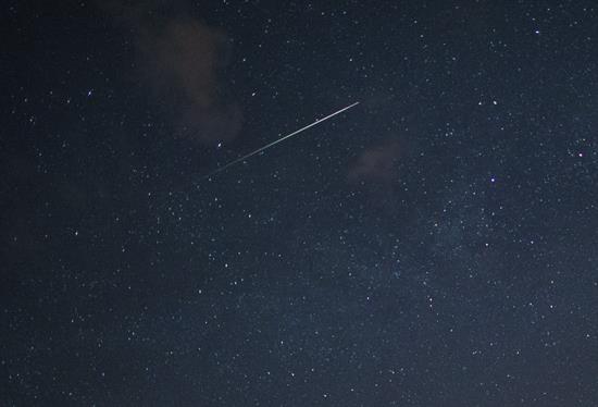 Así se vio la lluvia de estrellas