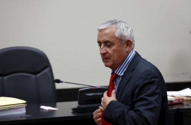 Audiencia de expresidente guatelmateco será este lunes