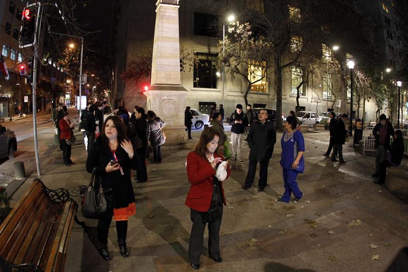 Un minuto duró el temblor en Chile que ocasionó alerta de Tsunami