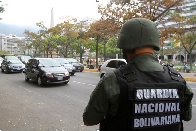 Reportan presencia de la GNB en Bello Monte cerca de donde iniciará la marcha de la oposición