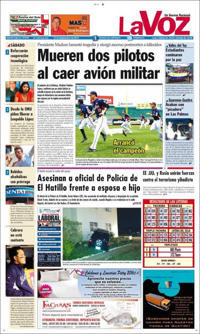 PORTADA LA VOZ