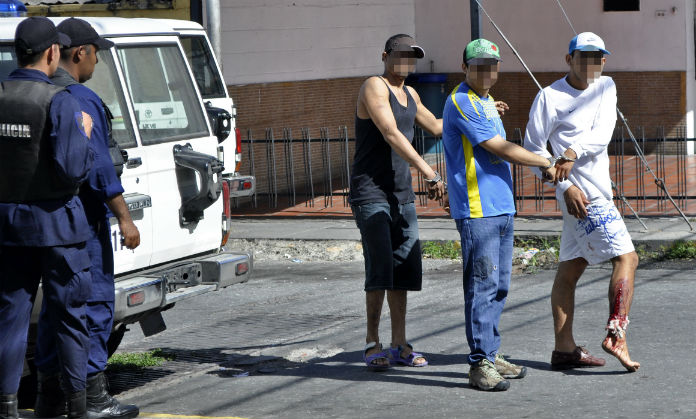 Detenidos en comisaría de Lara realizaron huelga de sangre