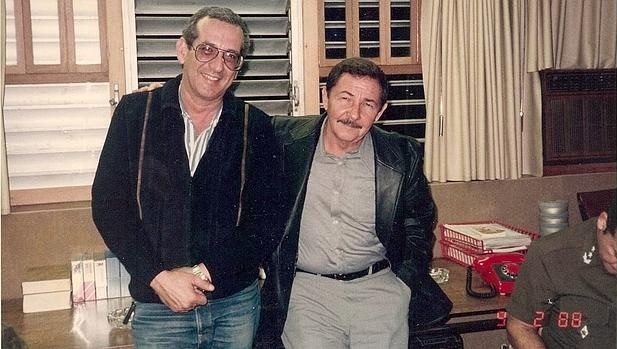 Norberto Fuentes y Raúl Castro. Colección Norberto Fuentes