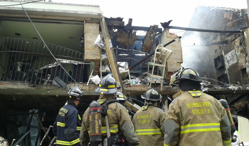 Explosión en Bogotá dejó 18 heridos (Fotos)